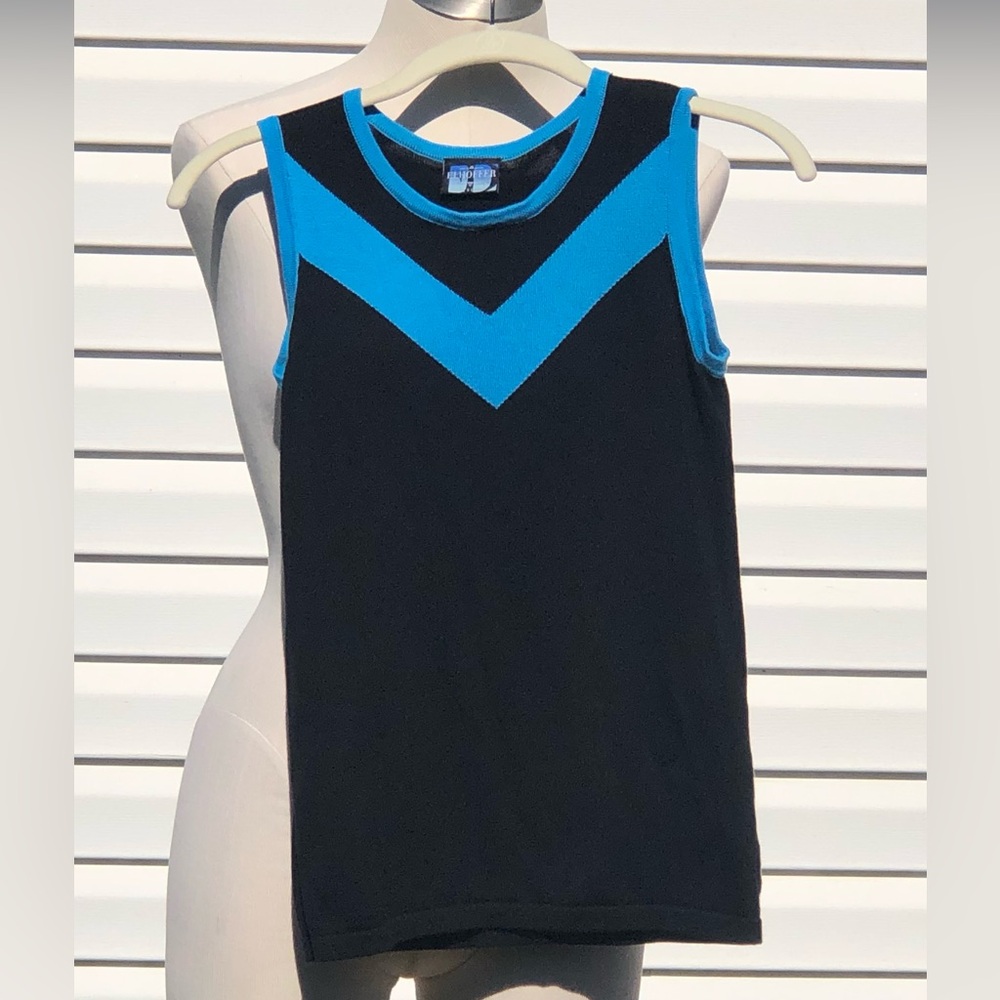 Elhoffer Design Size XS Nightwing Inspired Tank Top
